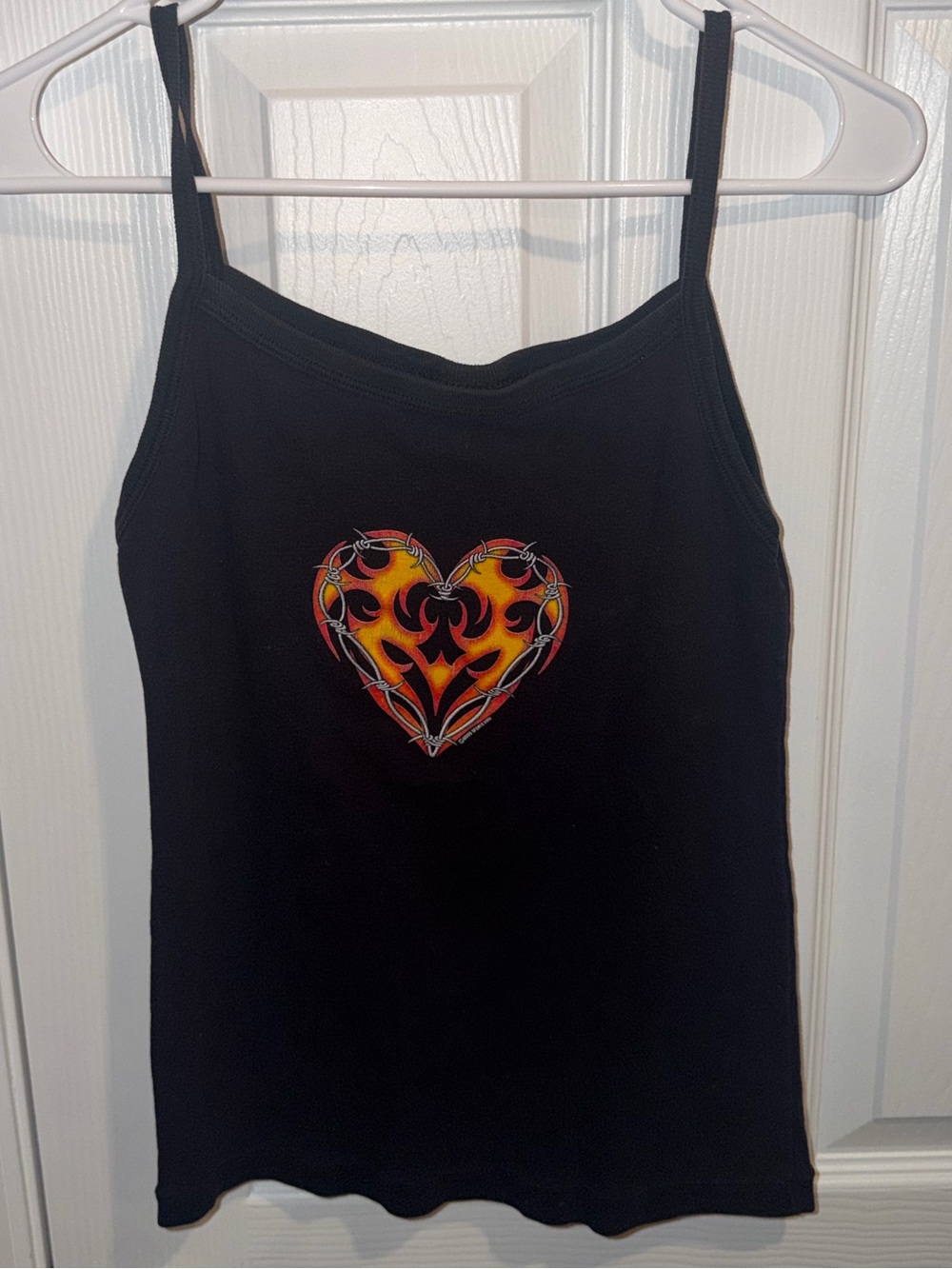 Vintage Harley-Davidson Wildwood 2004 Roar To The Shore Fire Heart Tank 2004